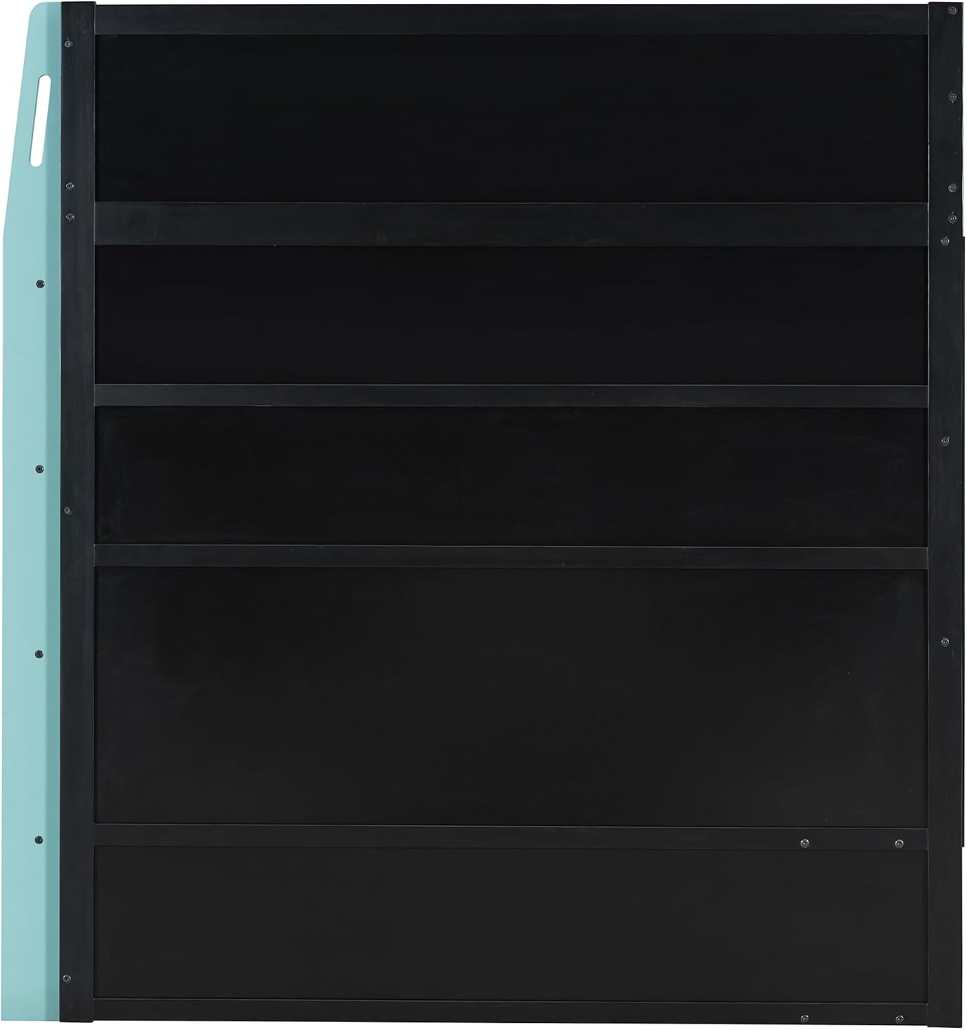 Bellemave Gaming Loft Bed with Desk and Lights, Full Loft Bed with Storage Shelves and Work Station, Wood Loft Bed Frame for Kids, Boys, Girls, Teens, No Spring Box Needed & Dedicated Style, Blue