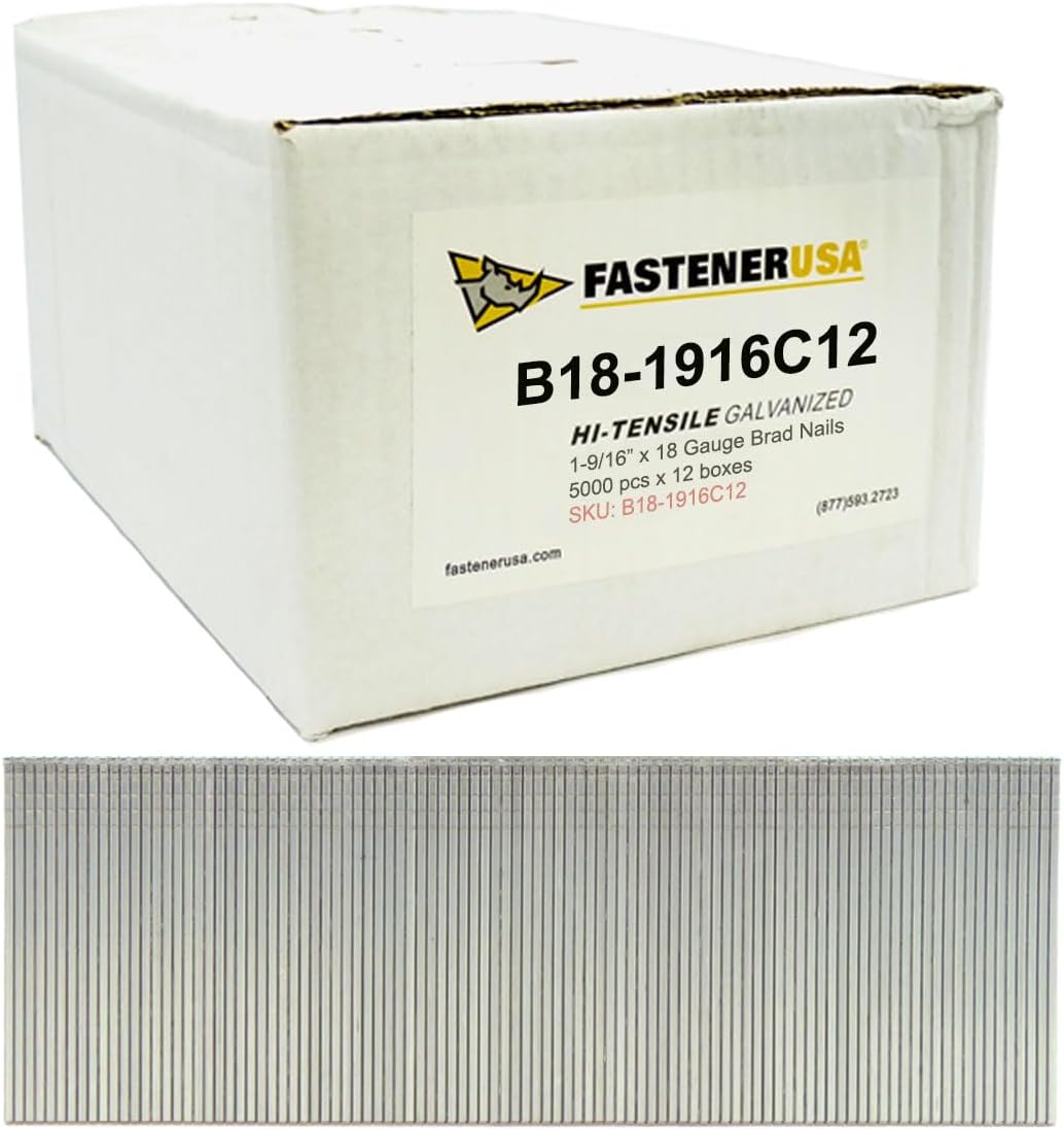 1-9/16' Brad Nails 18GA GALV 60,000ct