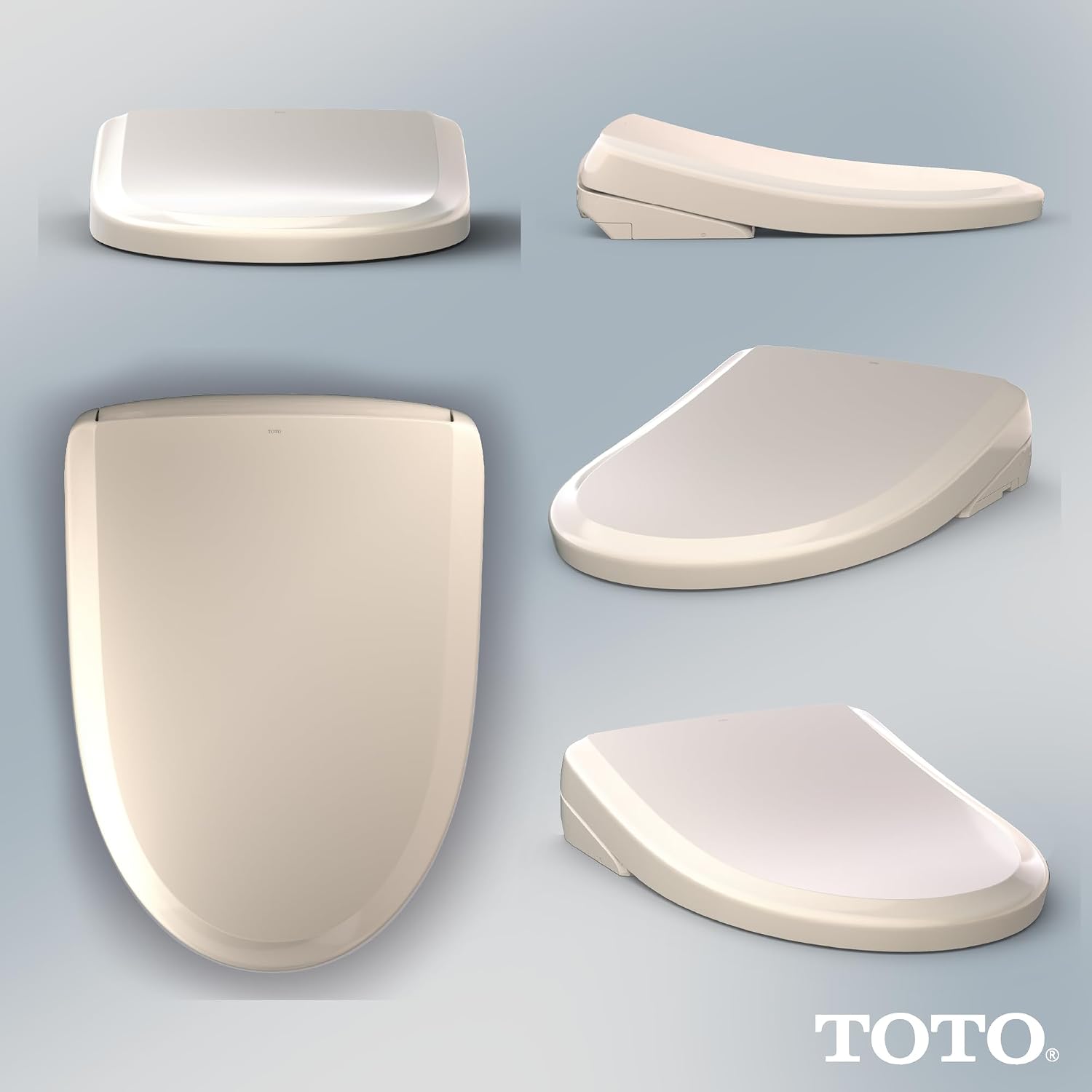 TOTO® WASHLET® S7A Electronic Bidet Toilet Seat with EWATER+® Bowl and Wand Cleaning and Auto Open and Close Classic Lid, Elongated, Sedona Beige - SW4734#12