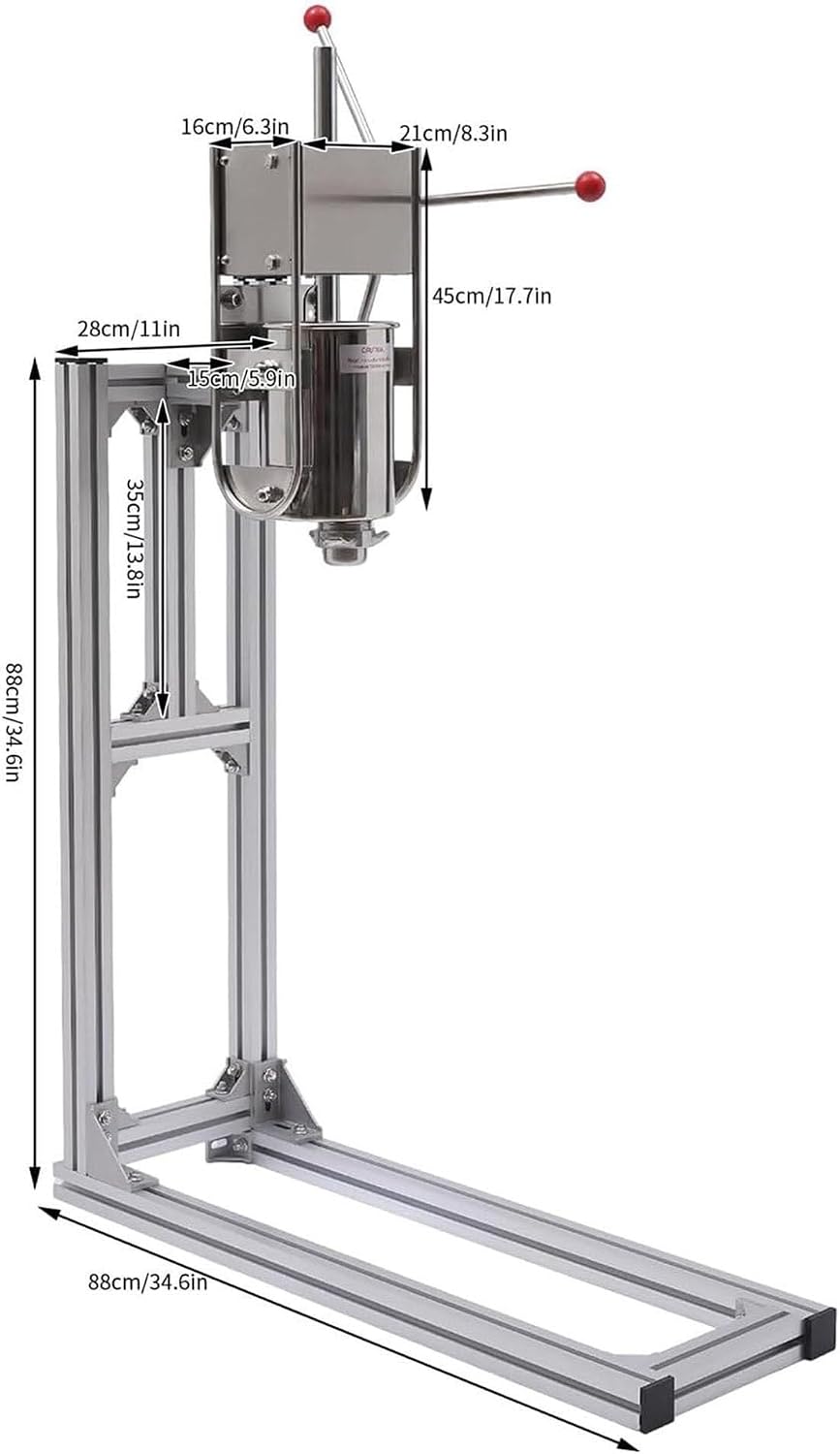 Churro Maker Machine ，Spanish Donuts Maker Commercial Churros Maker Machine ，Spanish Churro Machine(5L)