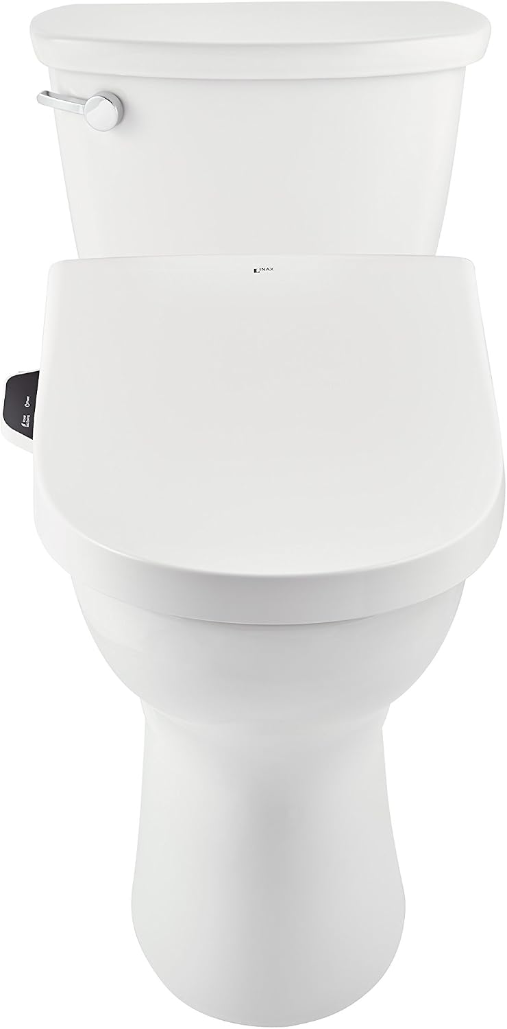 American Standard 8012A70GRC-415 INAX Heated Shower Toilet Bidet Seat with Remote Control + Dual Nozzle, White