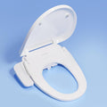 TUSHY Cloud Electronic Bidet Heated Toilet Seat: Instant Warm Water, Adjustable Air Dryer, Soft Close Lid and Seat & Night Light (Self Cleaning Nozzle and Water Filter), Elongated