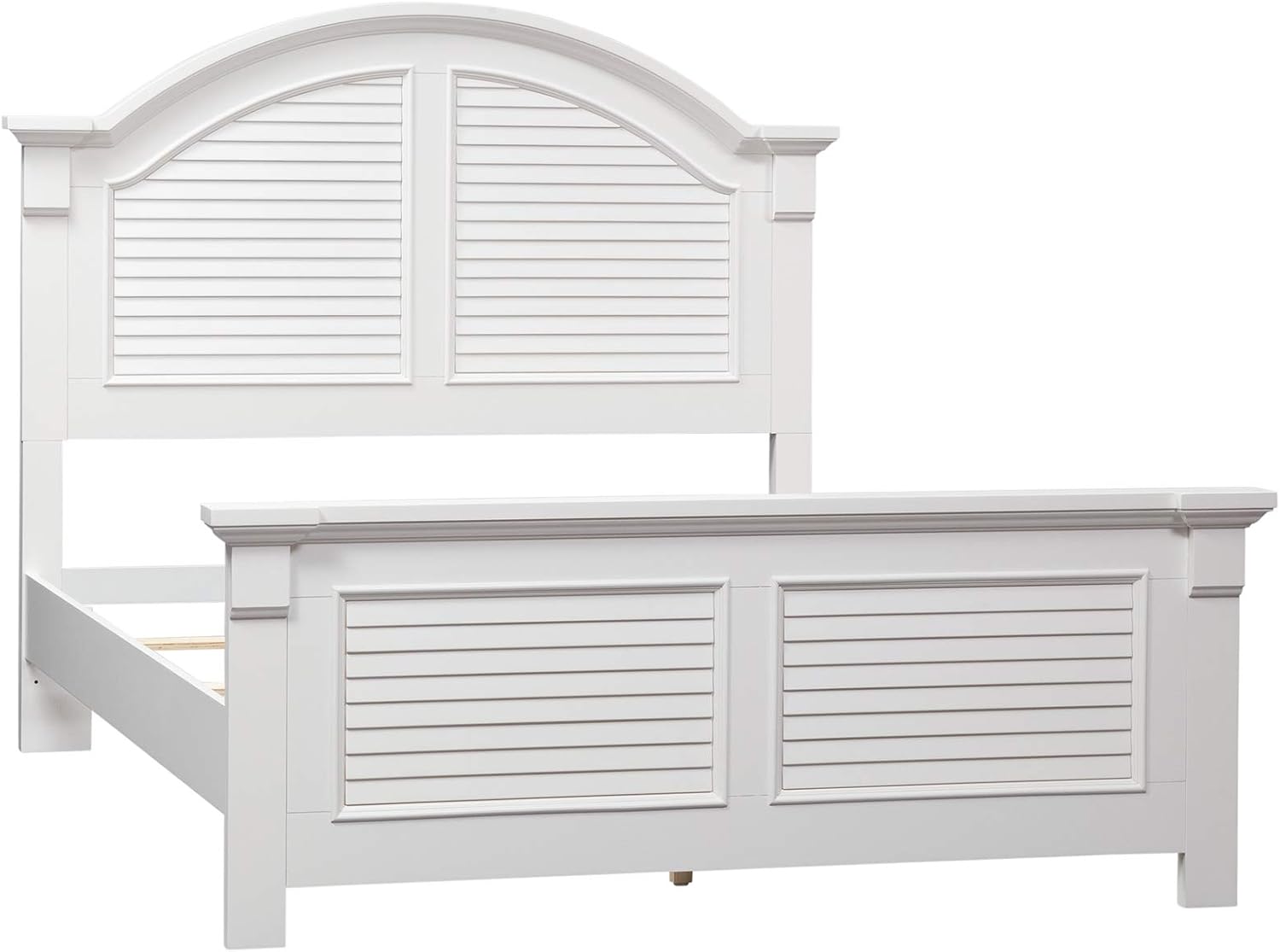 Liberty Furniture Industries Summer House I King Panel Bed, White, W82 x D88 x H60