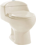 Chateau One-Piece Elongated Dual-Flush Toilet in Bisque 1.1/1.6 gpf