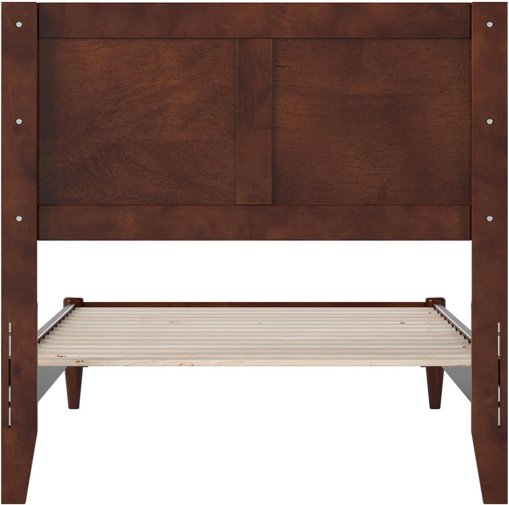 AFI, Berkshire Twin XL Solid Wood Low Profile Platform Bed, Walnut