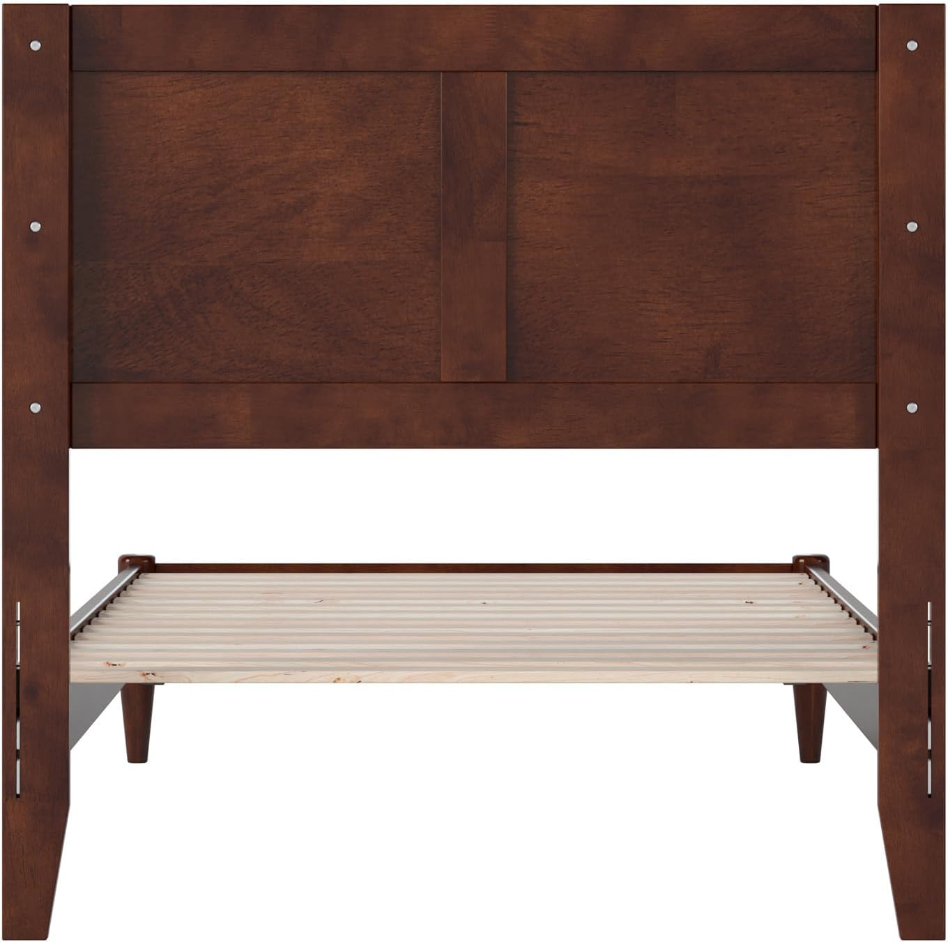 AFI, Berkshire Twin XL Solid Wood Low Profile Platform Bed, Walnut