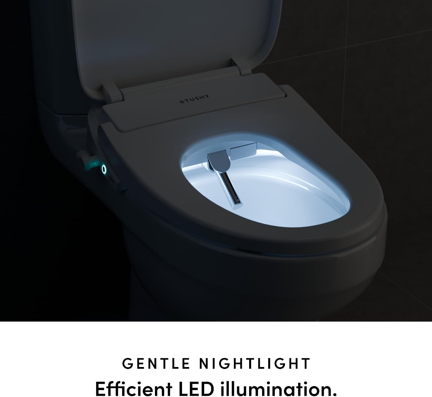 TUSHY Cloud+ Electric Bidet Toilet Seat w/Remote (Personal Settings Include: Instant Warm Water, Heated Seat & Air Dryer), Automatic Deodorizer, Night Light, Soft Close Seat & Lid (Elongated)
