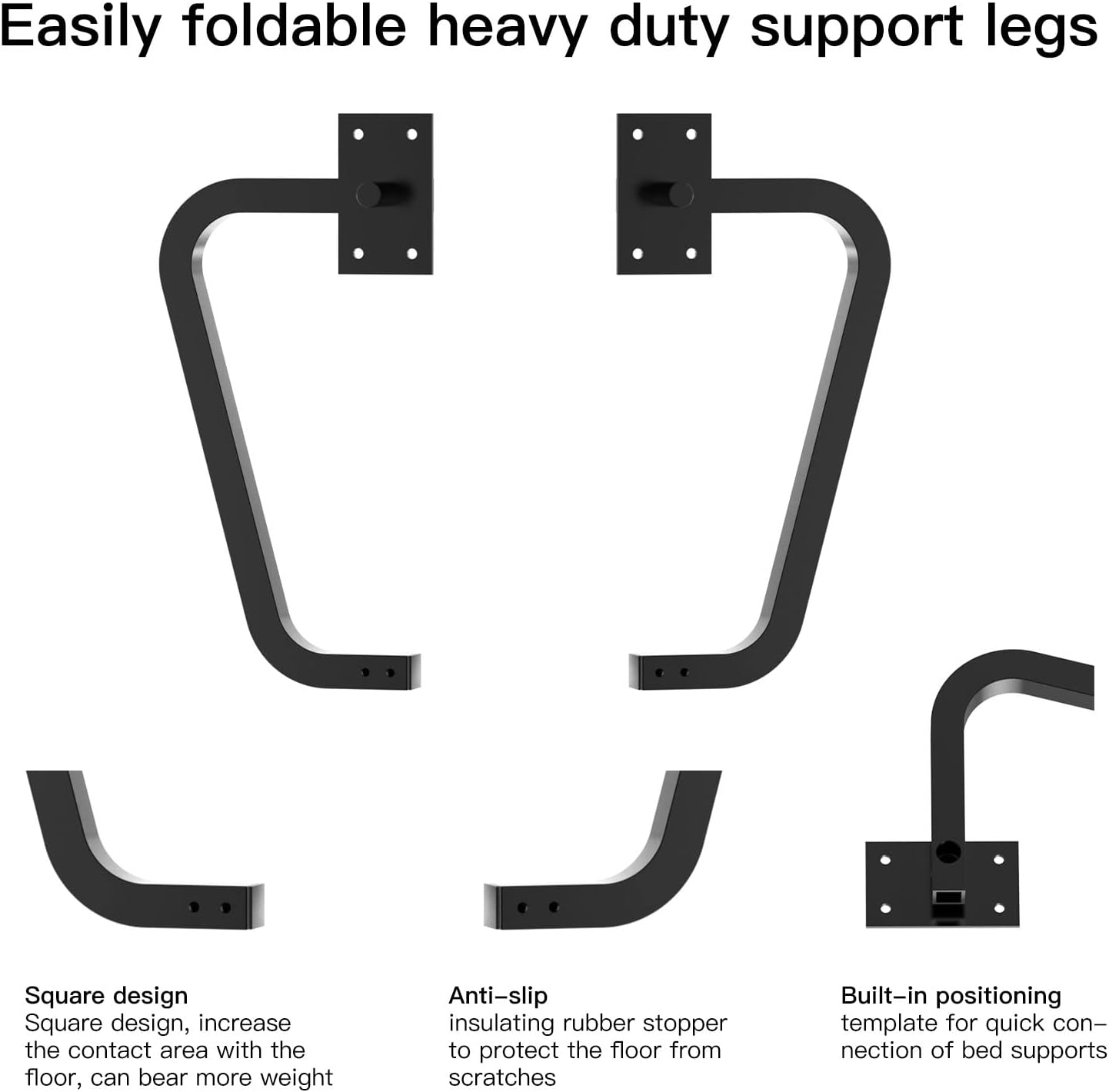 ROOMTEC Queen Murphy Bed Hardware Kit, Folding Wall Bed Kit,Horizontal,Easy to Install,Saving Space