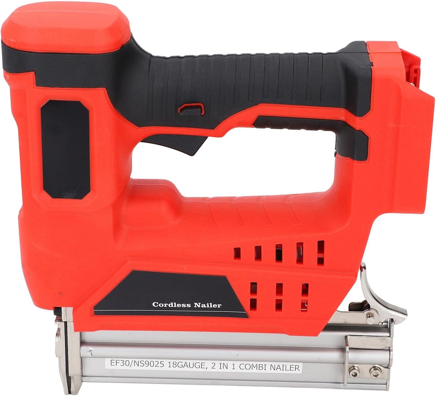 2 in 1 Cordless Brad Nailer Kit Cordless Fast Firing Multifunctional High Efficiency Battery Powered Electric Staple Gun Nail Gun for Home Woodworking DIY Project