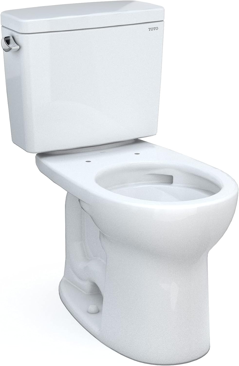 TOTO SW3083#01 WASHLET C5 Round Electronic Bidet Toilet Seat, C5Round, Cotton White & Drake Two-Piece Round 1.6 GPF Universal Height TORNADO FLUSH Toilet with CEFIONTECT, Cotton White - CST775CSFG#01