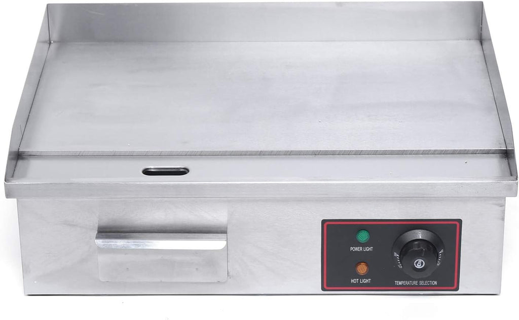 Electric Griddles Grill, Electric Commercial Countertop Griddle Flat Hot Plate, Stainless Steel Electric Griddle, Electric Stove Top Griddle, 3000w Outdoor Cooking Bbq Grill Table Stove