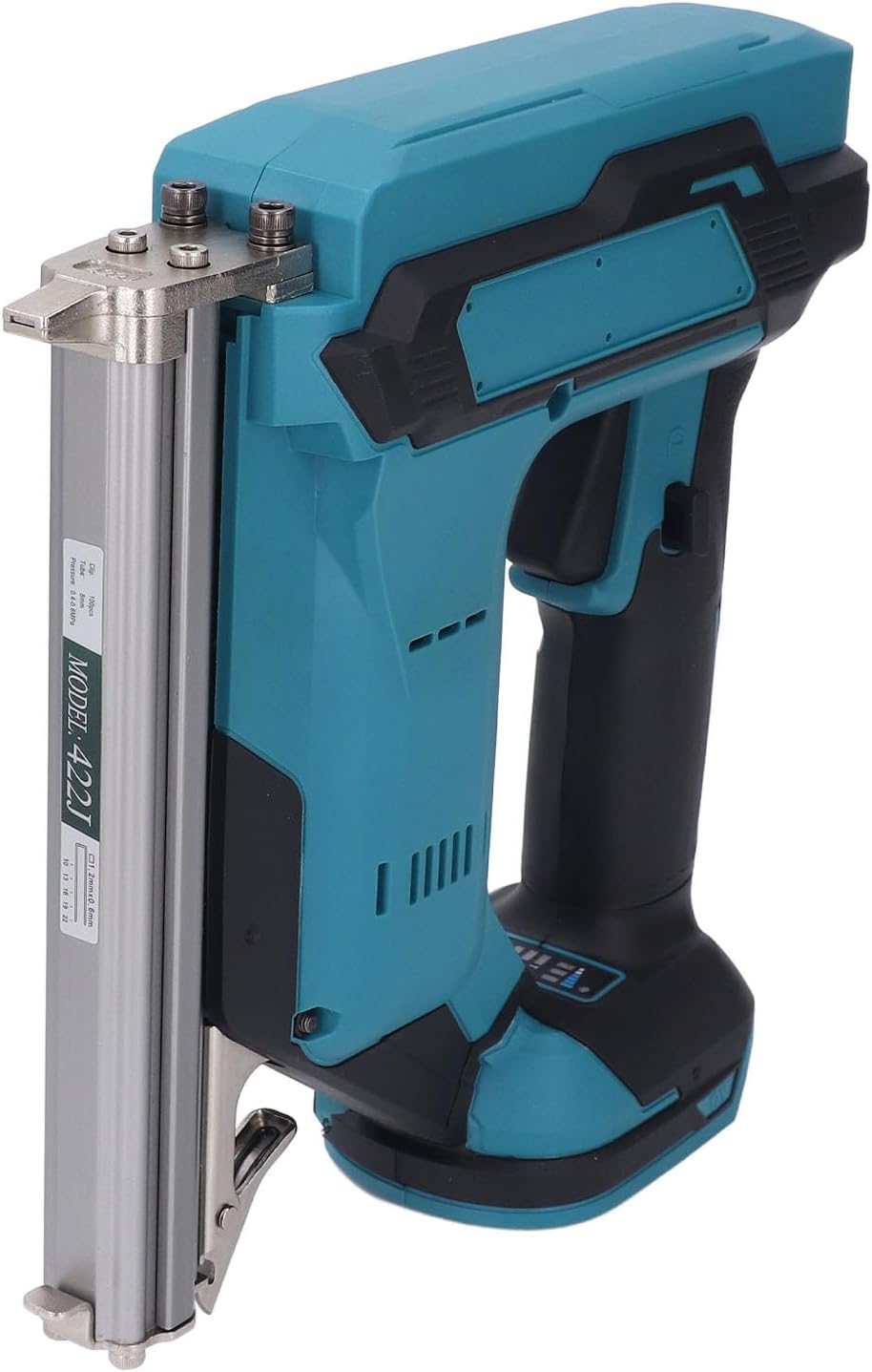 Rechargeable Cordless Brad Nailer, Portable Electric Woodworking Tool with Strong Penetration, for 18V Li ion Battery
