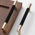 50 Pack 5 Inch 128 mm Bar Cabinet Pulls Gold and Black Knurled Handles for Brushed Gold Drawer Pulls Cupboard Aluminum Handles