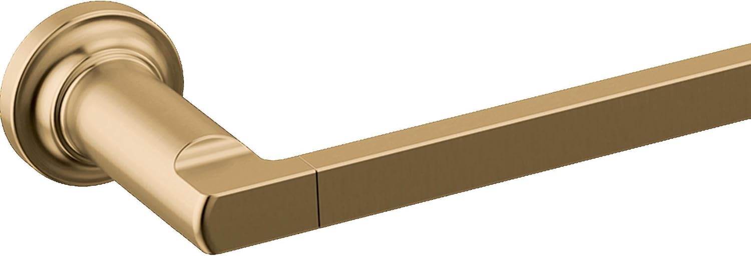 Delta Towel Rack | 24 Inch Champagne Bronze Towel Bar for Bathroom, Kitchen | Tetra Accessories