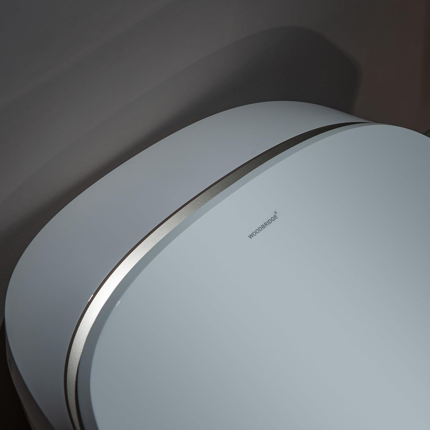WOODBRIDGE Smart Toilet with Auto Open/Close Lid, Foot Sensor Operation,Dual Auto Flush, Heated Seat, Power Outage Flush,Hygienic Wash,Night Light,LT610