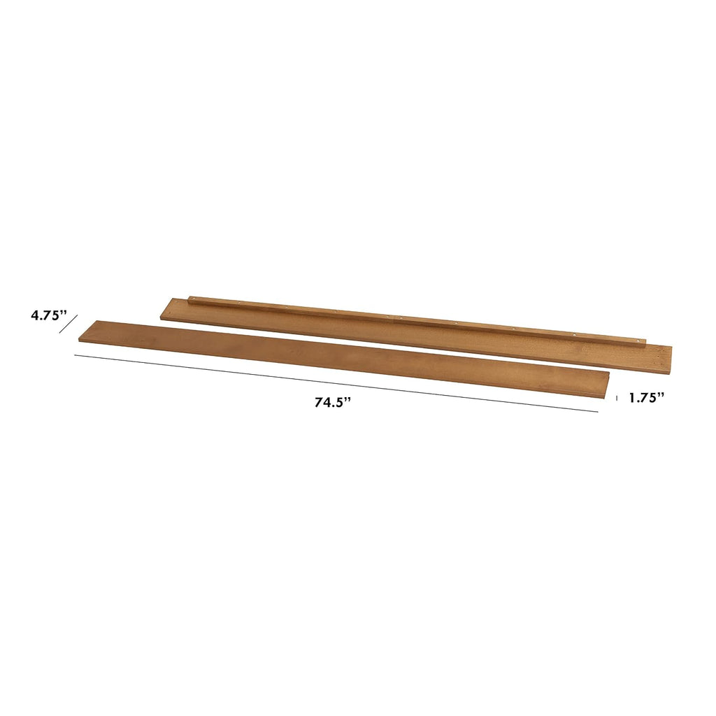 DaVinci Hidden Hardware Twin/Full-Size Bed Conversion Kit (M5789) in Chestnut