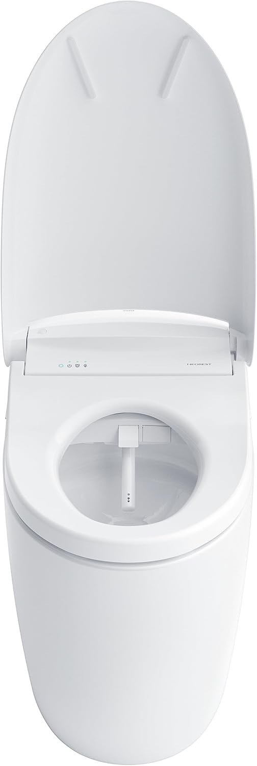 NEOREST® RS Dual Flush 1.0 or 0.8 GPF Toilet with Integrated Bidet Seat and EWATER+, Cotton White - MS8341CUMFG#01