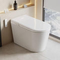 Luxury Smart Toilet with Heated Seat & Instant Warm Water with Remote Control Bidet,Hidden Foam Shield,Air Purification,One Piece Tankless Toilet with ADA Comfort Height,LED Display