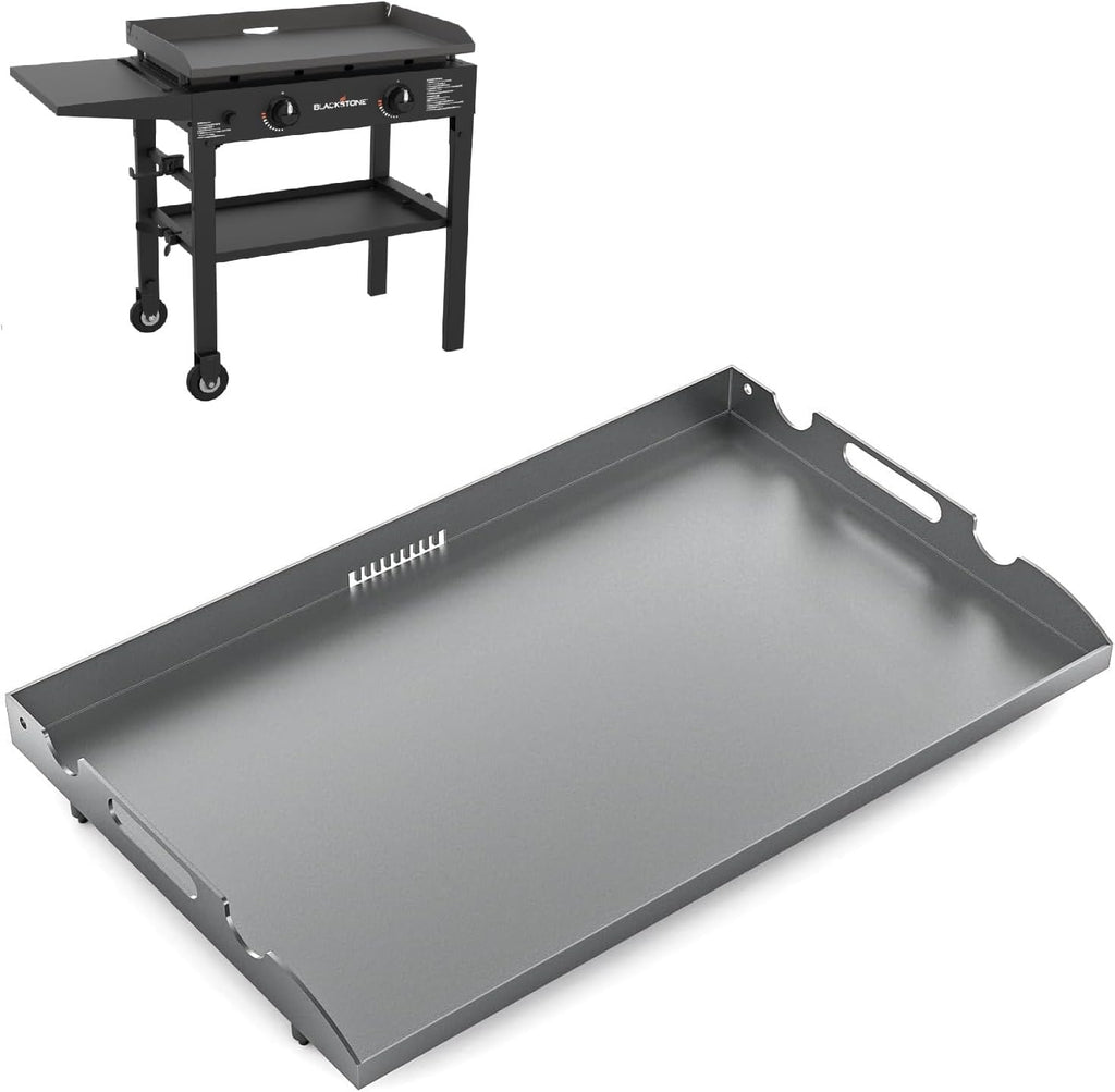 Griddle Top for Blackstone 28 Inch Griddle for 2 Burner Gas Grill 1517 1883 1853 1924, 28' Flat Top Replacement for Blackstone with Rear Grease System