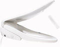 By Fluidmaster 9500E-001 Electronic Bidet Heated Toilet Seat with Warm Water and Air Dryer, Deodorizer, Easy Install, Elongated, White