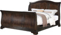 Elements Youngston Bed with Wooden Headboard and Sleigh Footboard, King