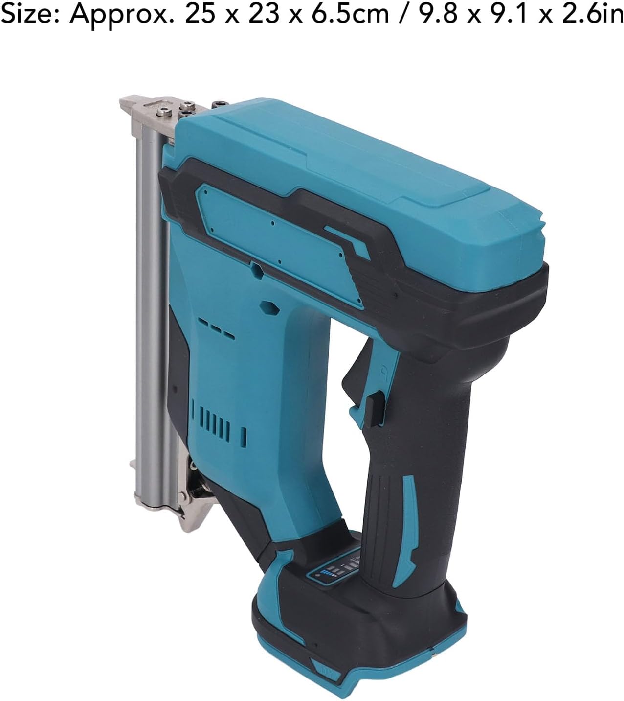 Nail Gun Battery Powered, 0.4-0.8MPa Portable Cordless Electric Nail Gun Professional Heavy Duty Punch Framing Nailer Gun Cordless Brad Nailer for Home Improvement & Woodworking