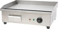 Commercial Griddle,110V 3000W Commercial Restaurant Electric Grill Griddle Cooktop Plate Combo Stainless Adjustable Thermostatic Control 50-300℃