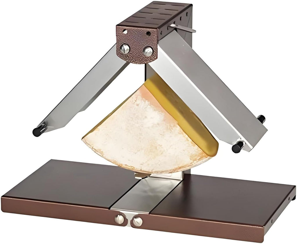 Commercial Cheese Melter Machine,Multi-Function Electric Raclette Cheese Melter,1000W Dual Heating for Half Round, Blocks & Wedges,0-90° Adjustable Foldable Electric Melt Station
