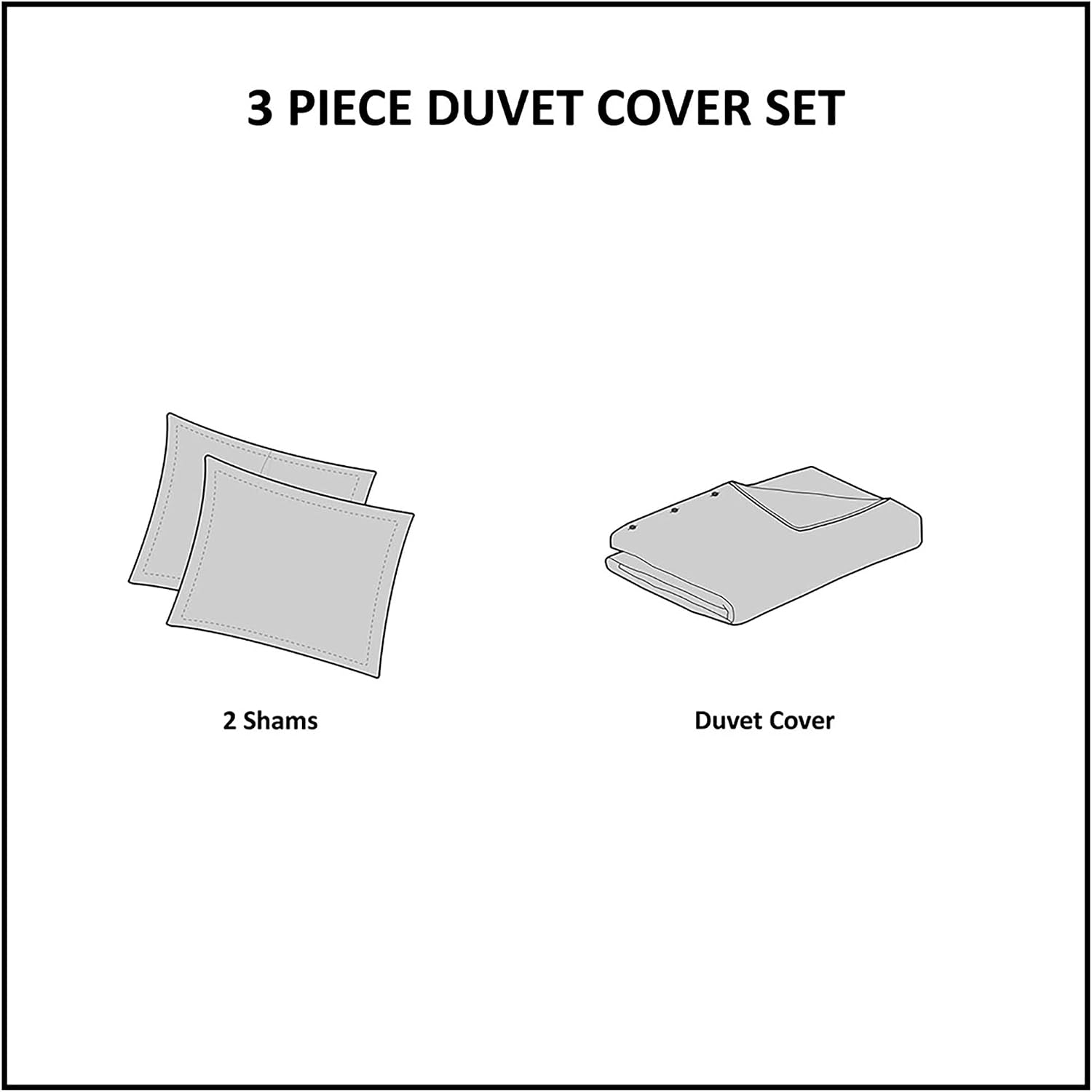 INK+IVY Cotton Duvet Cover Queen Size - 100% Cotton Duvet Cover Set, Boho Bedding Set for All Seasons Farmhouse Bedding Duvet & Sets with 2 Pillowcase, Jacquard Stripes, Aqua 3 Piece Full/Queen