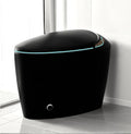 WinZo Bidet Toilet 10' Rough-in,Smart Toilet With Bidet,Oval Egg Modern Shaped, Auto Open/Flush, Adjusted Heated Seat, Warm Water and Dryer, Night Light, Matte Black
