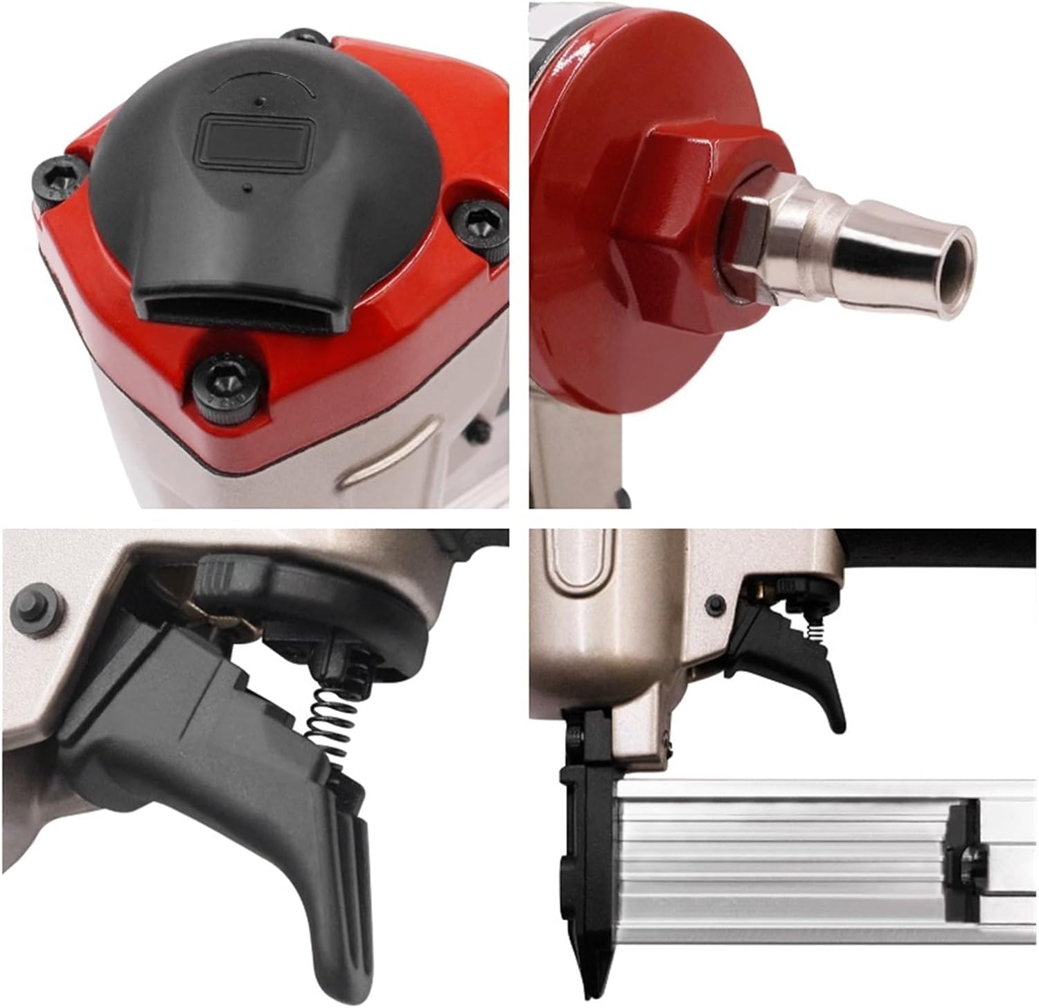 Pneumatic Power Nailer Decorative Tool 18 Gauge Pneumatic Construction Stapler F30 Air Brad Nail Gun for Furniture Upholstery Woodworking Tools