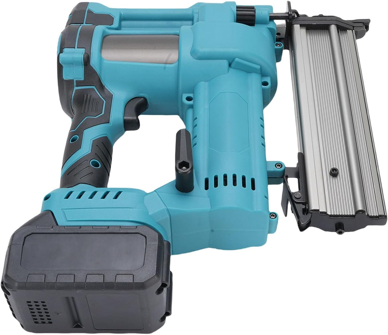Cordless Brad Nailer Electric Staple 2 in 1 Nail Staple for Woodworking with 18GA 3/4in to 2in Nails and 5000mAh Battery (US Plug)