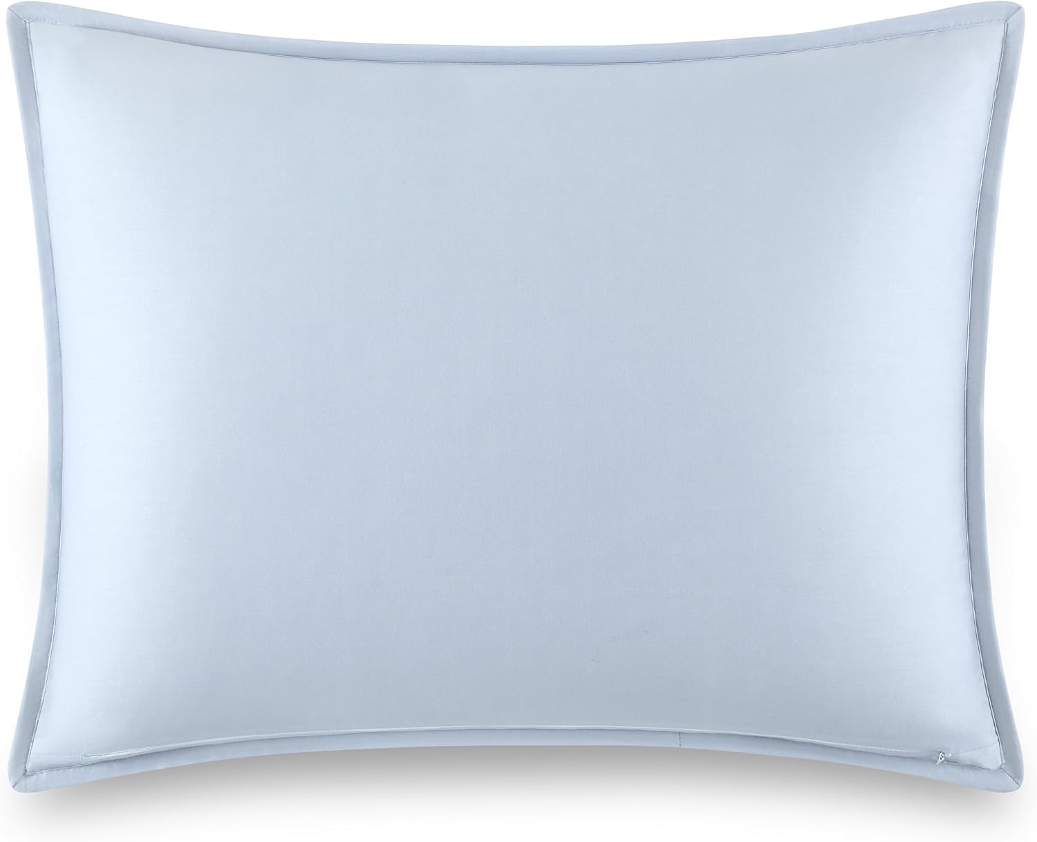kate spade new york Spade Floral 2-Piece Twin Quilt Bedding Set, 100% Cotton Sateen Reversible Cover, All Season Warmth Bedding, Machine Washable, Halogen Blue