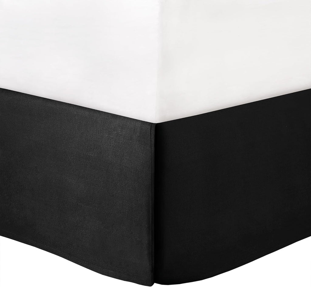 Madison Park Queen Comforter Set Damask Medallion Jacquard Comforters Queen Size Bed, Overfilled All Season Queen Bed Set, Bed Skirt, Shams, Decor Pillows, Odette, Queen(90 in x 90 in), Black 8 Piece