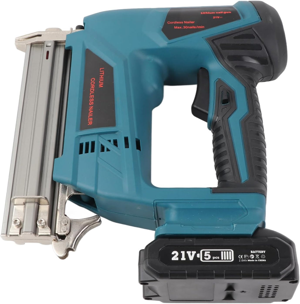Cordless Nail Gun Battery Powered Humanized Brad Nailer for Furniture Decoration Woodworking