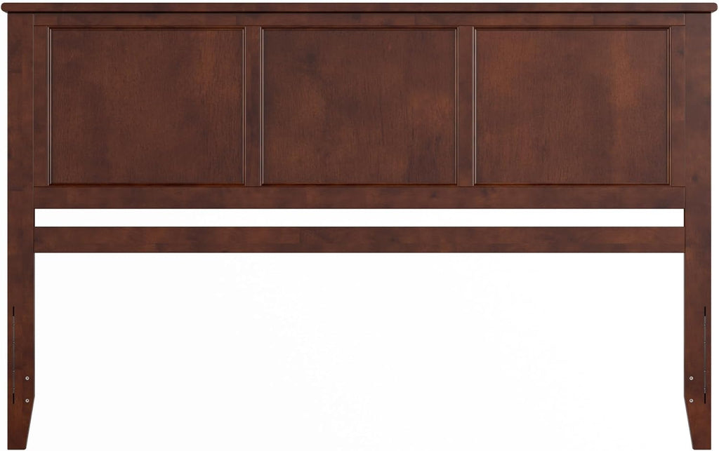 AFI, Madison King Solid Wood Panel Headboard, Walnut