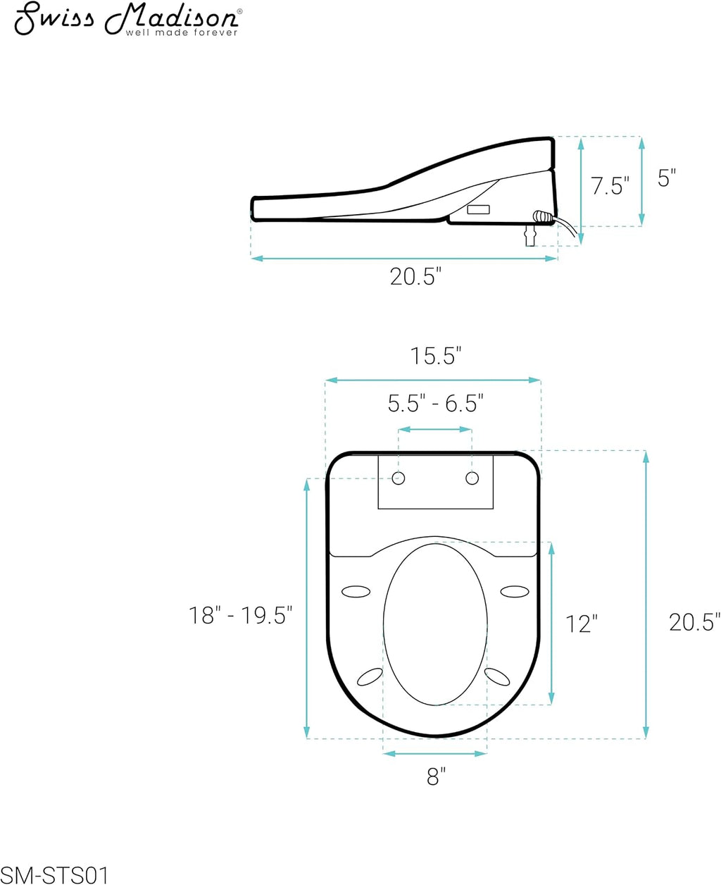 Vivante Smart Toilet Seat Bidet