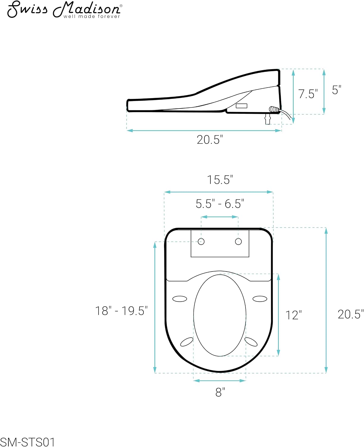 Vivante Smart Toilet Seat Bidet