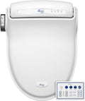 Bio Bidet Bliss BB1000 Electric Bidet Toilet Seat, Warm Water with Air Dryer, Heated Seat with Slow Close Lid, Remote Control, Elongated, and Bidet Towels