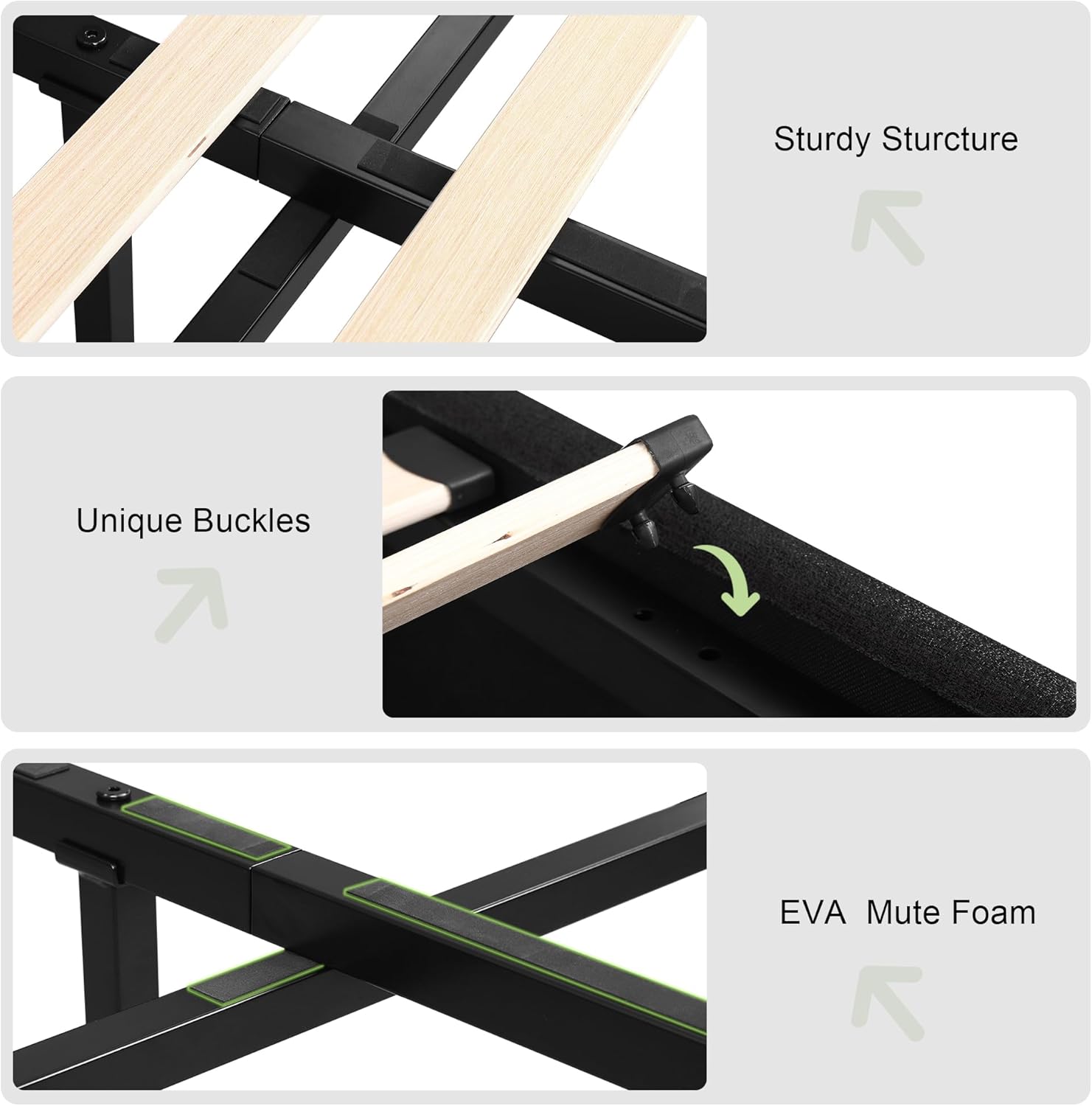 Feonase Full Size Bed Frame with Storage & Charging Station - Hydraulic Lift Up Platform Bed, Upholstered Button Tufted Headboard, Sturdy Wooden Slats, Noise-Free, No Box Spring Needed,Black
