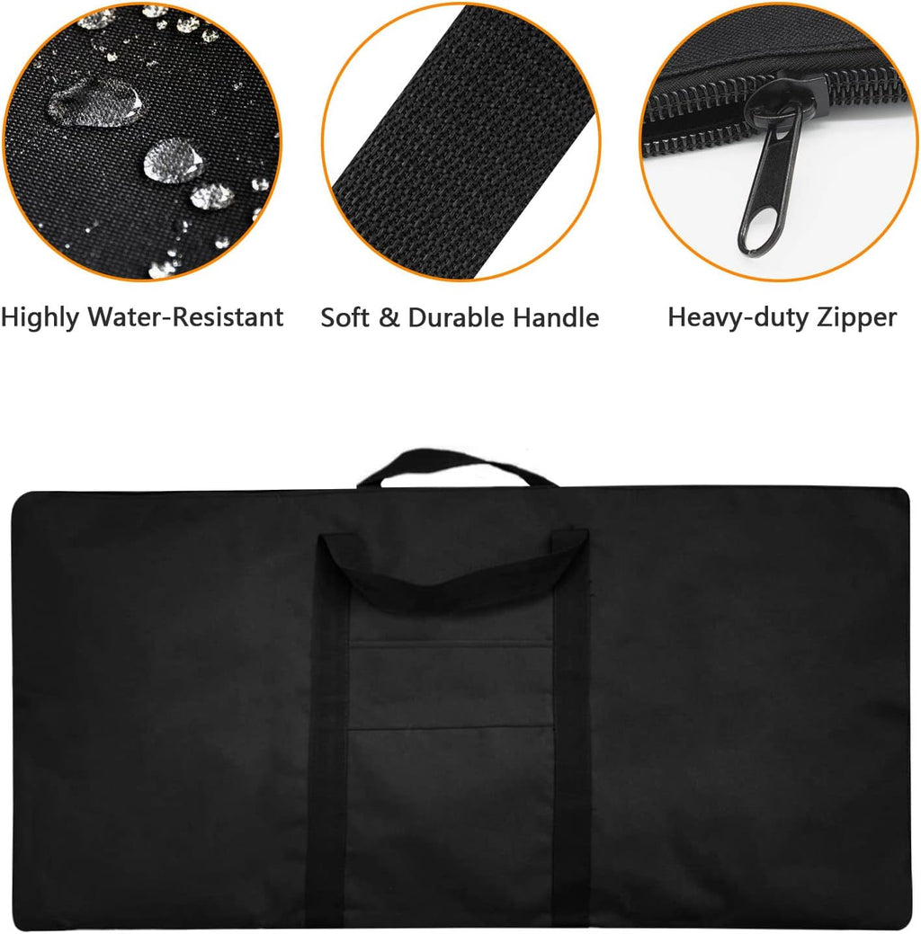 Griddle for Camp Chef 14' 2-Burner Stove Cooking Systems, Professional Carbon Steel Flat Top Griddle with Carry Bag for Camp Chef Outdoor Cooking Equipment, 14 x 32 Inch, Black