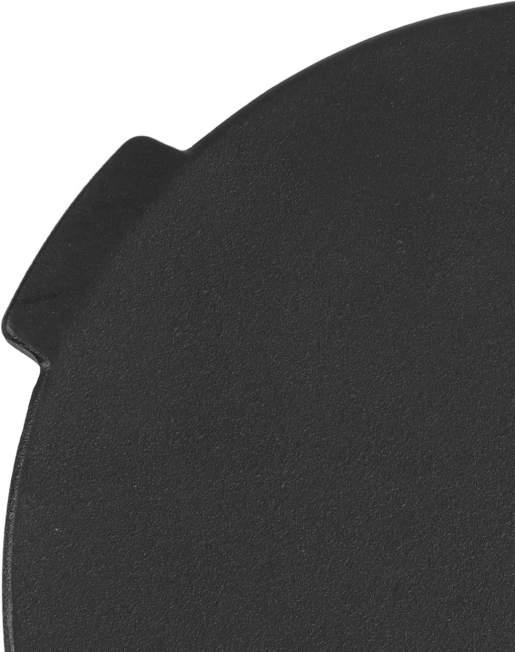 CAST IRON ROUND BBQ GRIDDLE HEAT GRILL PAN FOR INDOOR AND OUTDOOR BBQ PARTIES