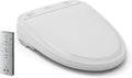 TOTO WASHLET S350e Electronic Bidet Toilet Seat with Auto Open and Close and EWATER+ Cleansing, Round, Cotton White - SW583#01