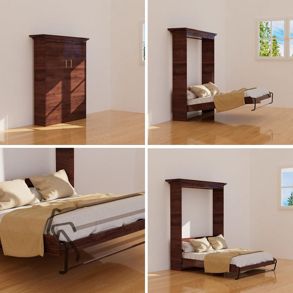 ROOMTEC Queen Murphy Bed Hardware Kit, Folding Wall Bed Kit,Horizontal,Easy to Install,Saving Space