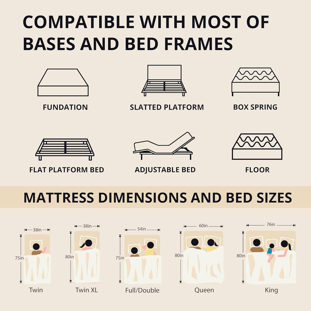 EGOHOME 14 Inch California King Memory Foam Mattress for Back Pain, Cooling Copper Gel Bed in a Box, Foam Made in USA, CertiPUR-US Certified, Therapeutic Medium Firm, 72x84x14 Black