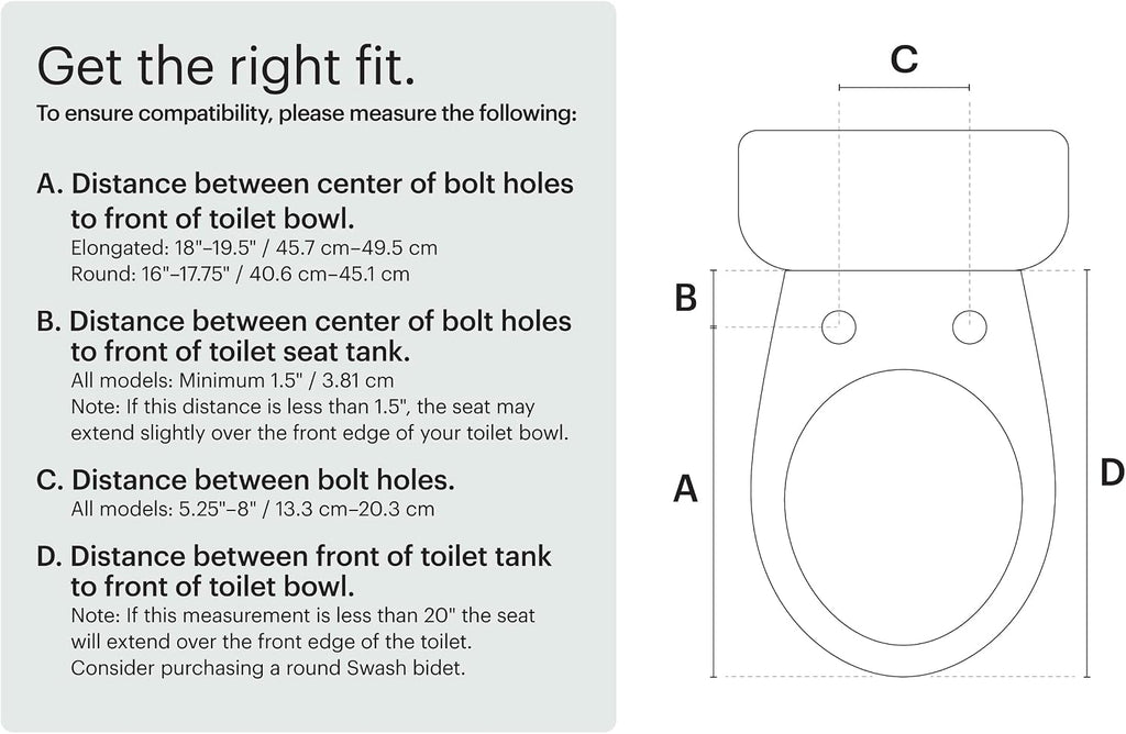 Brondell LE99 Bidet Toilet Seat, Fits Elongated Toilets, Electric Bidet with Remote, Warm Air Dryer, Strong Wash Mode, Stainless-Steel Nozzle, Saved User Settings & Easy Installation