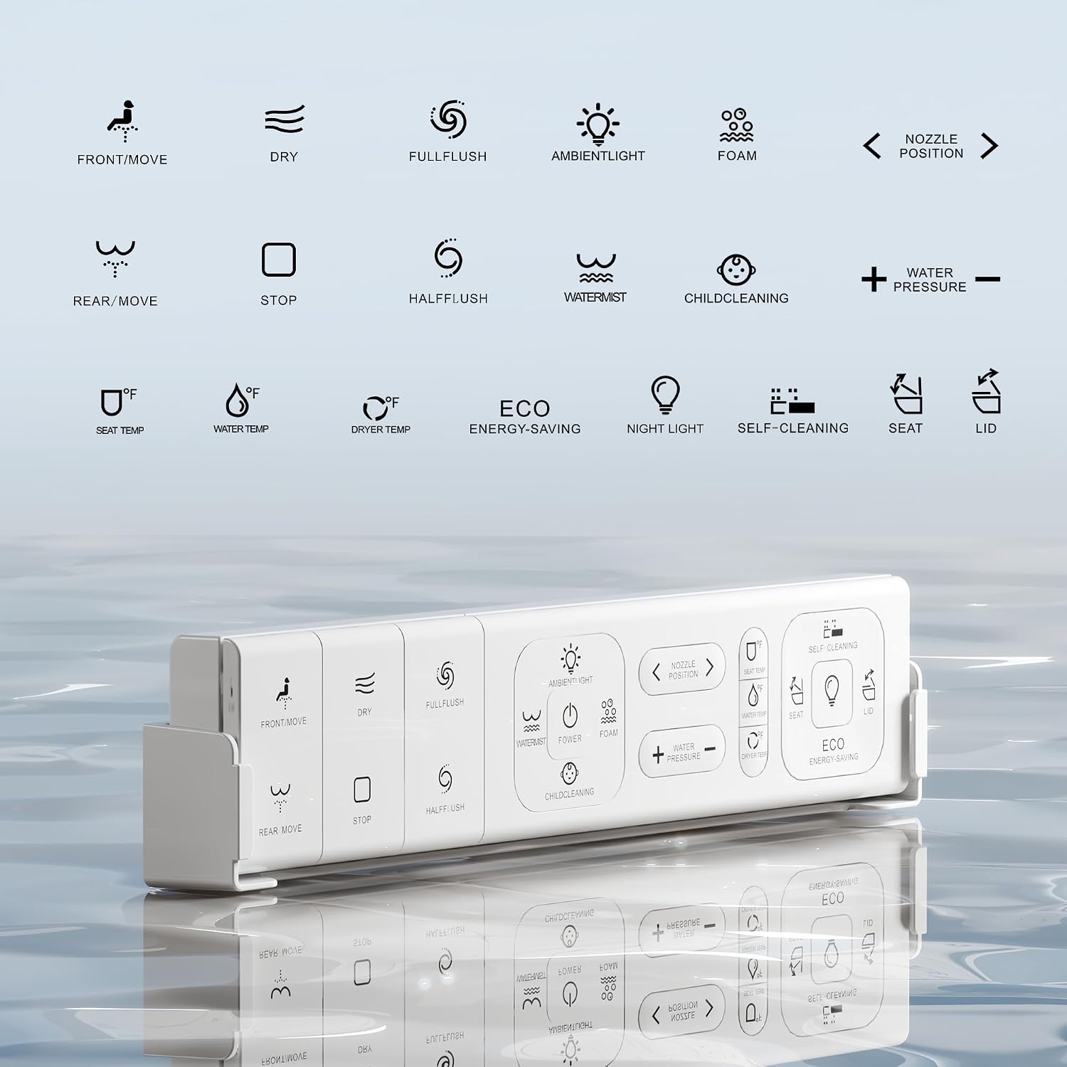 Smart Toilet with Bidet Built-in,One Piece Toilet with Foam Shield,Auto Open/Close Lid,Heated Seat,Warm Water Sprayer & Dryer,Adjustable Night Light,Auto Flush