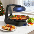 Indoor Smokeless Grill & Griddle, 1390W with Smart Temperature Control and Non-Contact Heating, Larger Grilling Area, Simple-Clean Removable Plates