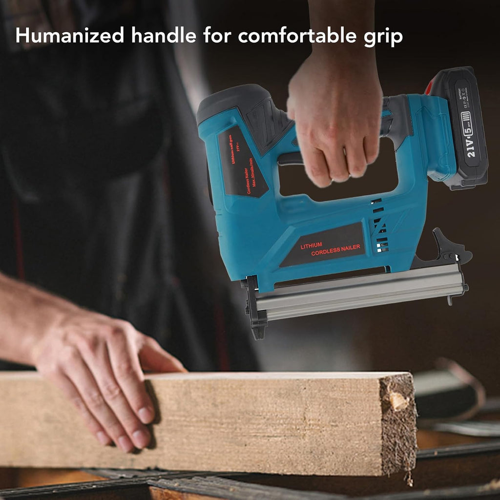 Electric Brad Nailer, Electric Staple Gun, Power Tacker for Wood Inlay Furniture Production Woodworking Tasks, for 422J 419J 416J 413J 410J (US)