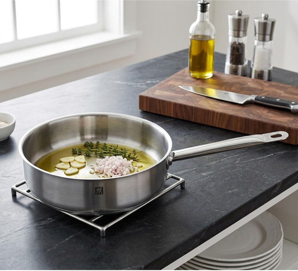 ZWILLING Commercial 9.5-qt Stainless Steel Saute Pan without the Lid